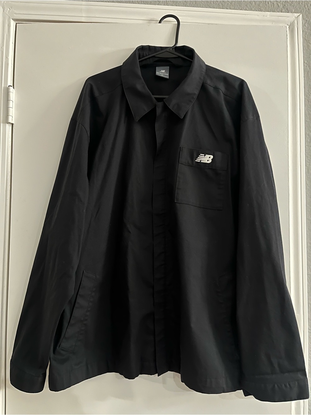 New Balance Water Defy Chore Men’s Jacket XL Black Full Zip Utility Coach